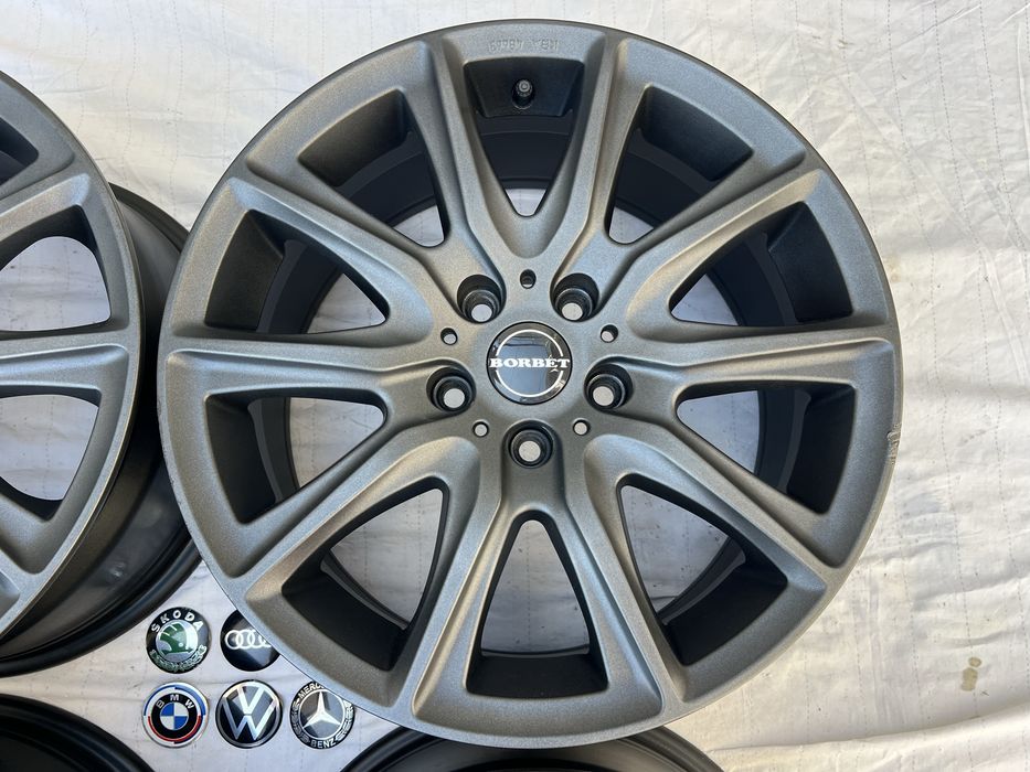 Borbet GERMANY r17 5x112 Mercedes VW Volkswagen Skoda Seat Audi Continental 225/45/17