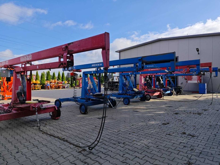 Dźwig Steinweg Bocker MK-300/5 Minikran żuraw wciągarka silki bloczków