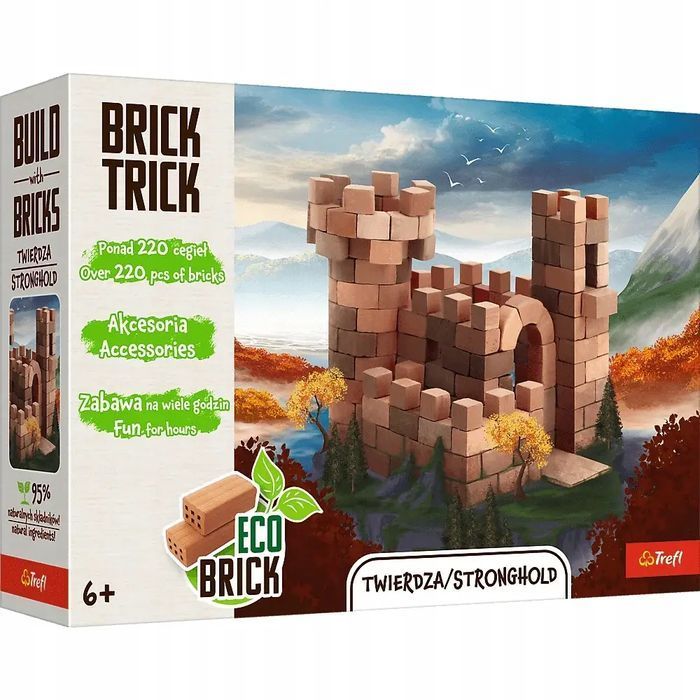 62021 Klocki Ceramiczne Brick Trick Buduj Z Cegły Twierdza Eco