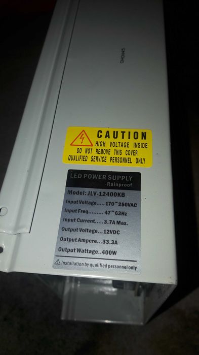 Блок живлення 12В для LED JINBO JLV-12400KB