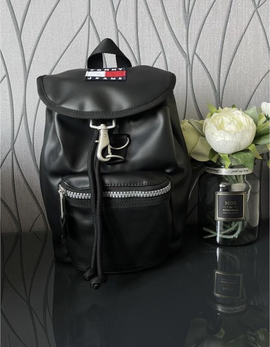 Рюкзак tommy jeans, черный рюкзак tommy jeans AW0AW12561.9BYY