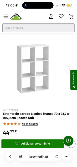 estante cubos leroy