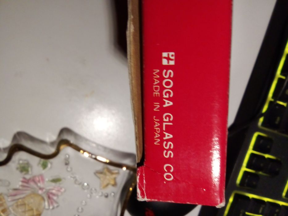 Soga glass Япония блюдо