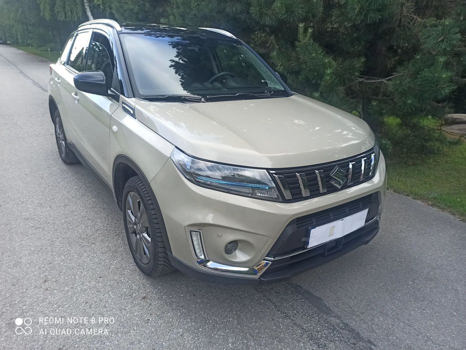 Suzuki Vitara Salon Polska, niski przebieg , hybryda, stan salonowy, garażowany