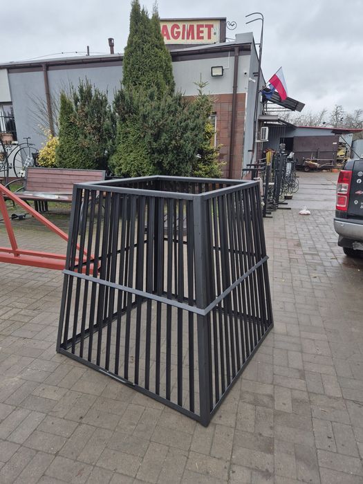 Przenośny kosz na odpady szklane ,liście.