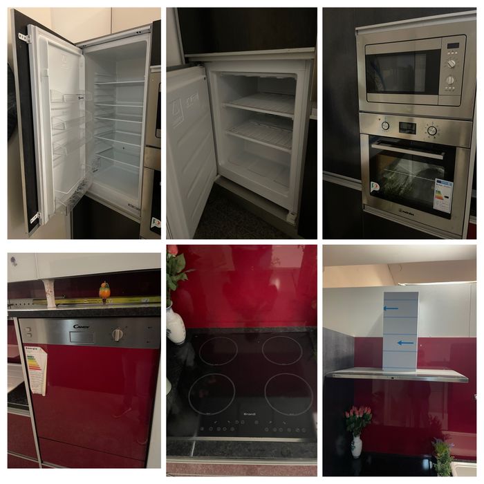 Cozinha de exposição completa + 6 eletrodomésticos