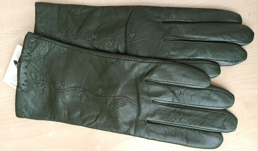 Жіночі шкіряні рукавички, різні кольори, для модних актуальних образів