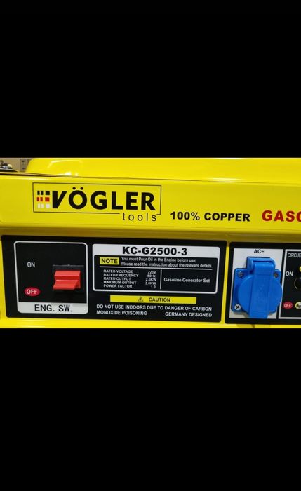 Agregat prądotwórcz  VOGLER 3000w 230v wyprzedaż