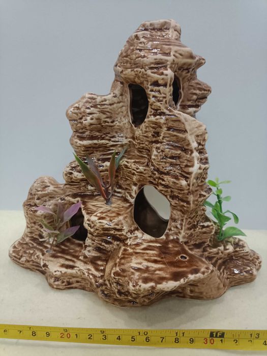 Аквариумный декор, домик для рыбки, затонувший корабль, замок. Новый!