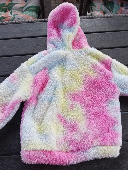 Ciepła bluza z kapturem  na 3 lata