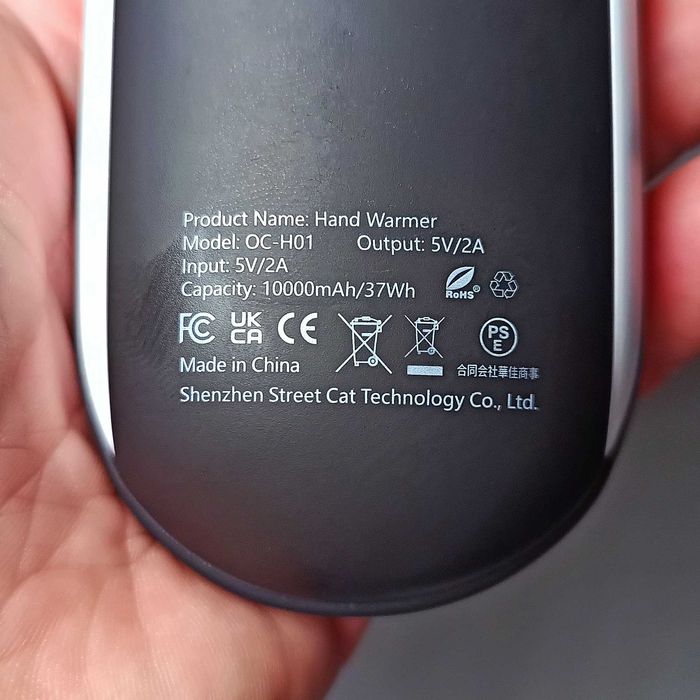Ocoopa Halo OC-H01 - ogrzewacz do rąk z powerbankiem