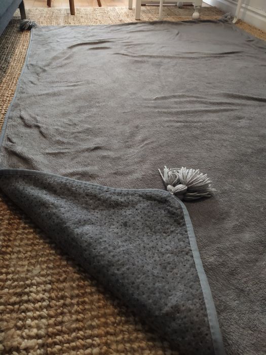 Tapete de sala ou quarto de criança 115x170cm cinzento