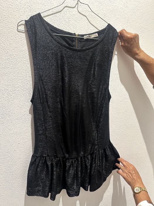 Top Preto Brilhante XL como NOVO
