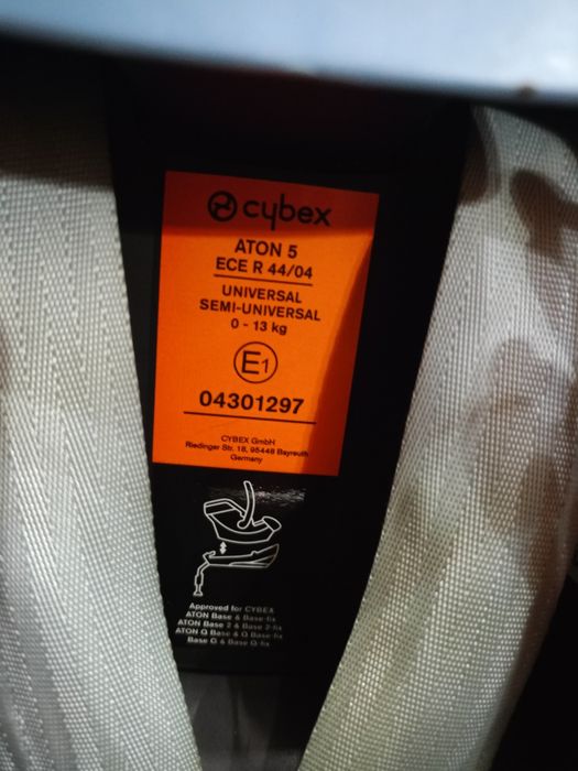 Nosidełko cybex z bazą isofix