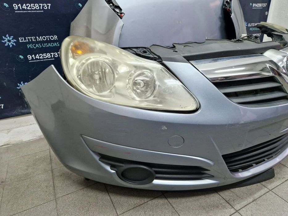 Frente completa usada OPEL CORSA D capot parachoques oticas