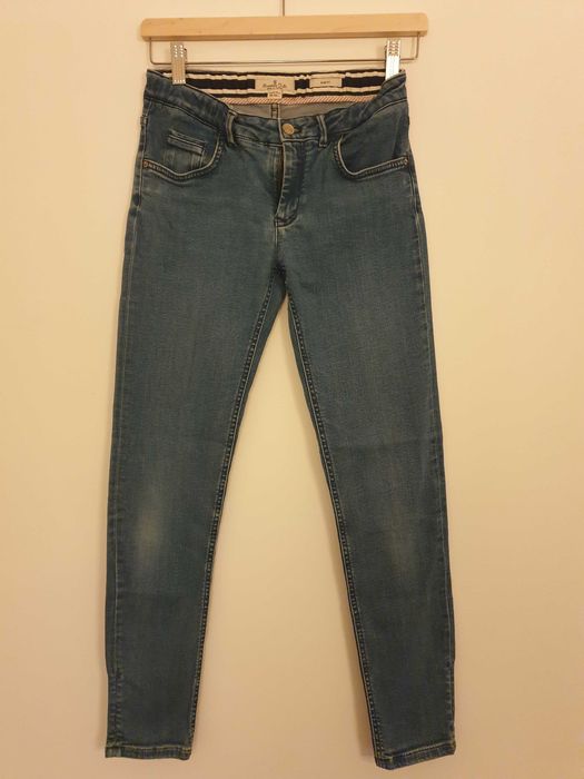 Calças de ganga Massimo Dutti slim fit para 11-12 anos (146-158cm).
