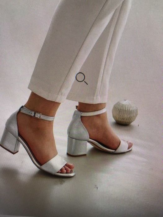 Sandálias prata MLV Shoes (NOVAS)