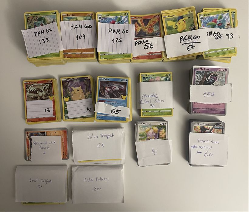 Bulk Carta Pokemon (mais de 1000)