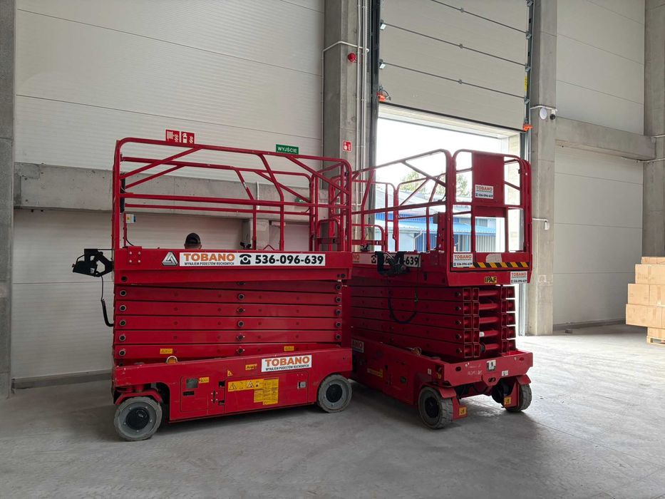 WYNAJEM Zwyżki podnośniki przegubowe koszowe teleskopowe nożycowe