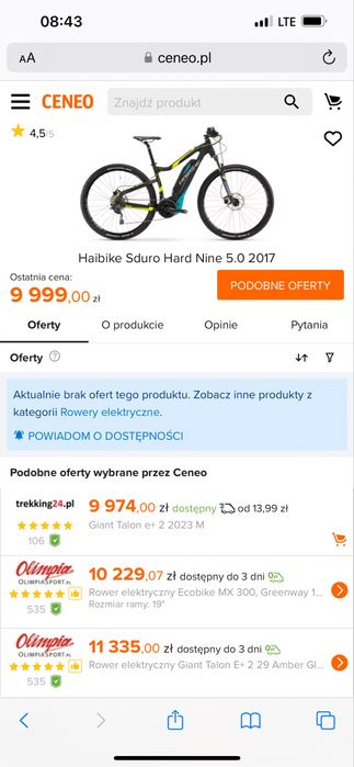 Rowery dwie sztuki
