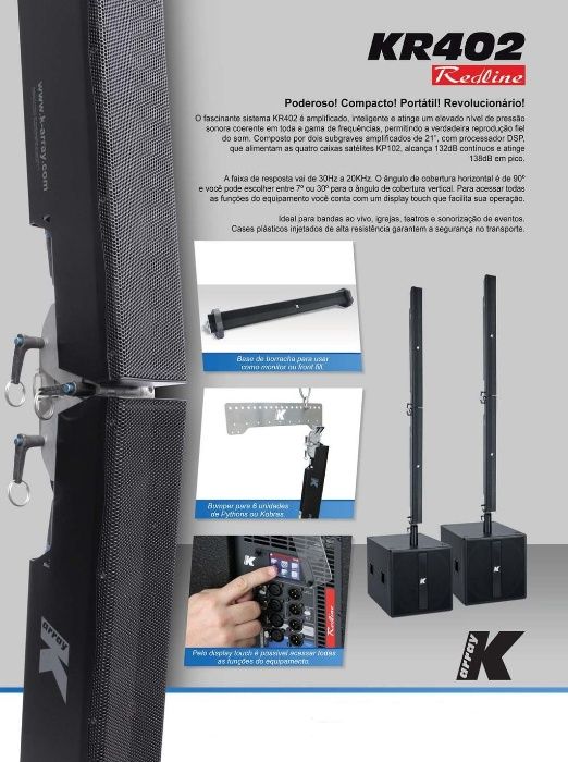 SOM Colunas K-ARRAY KR402 9.600W