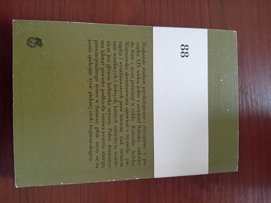 Honoriusz Balzac Eugenia Grandet Seria koliber