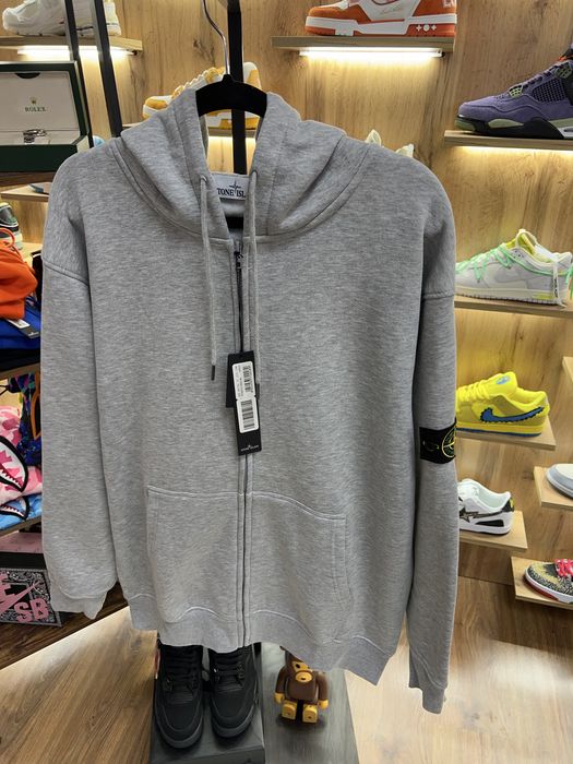 Зіп Худі Stone Island Grey