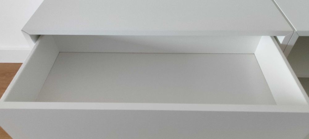 Movel TV, branco, 210x35x35 cm