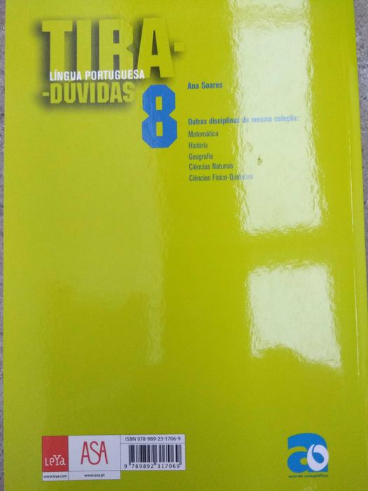 Livro Tira Dúvidas de Português 8º. Ano