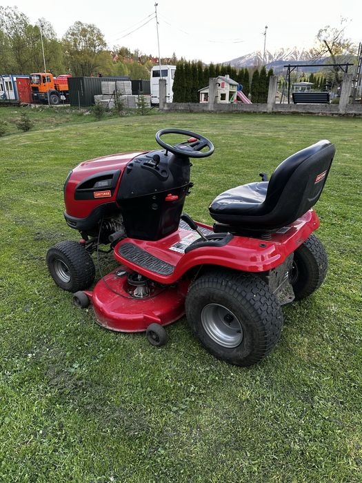 Traktorek kosiarka Craftsman z pługiem