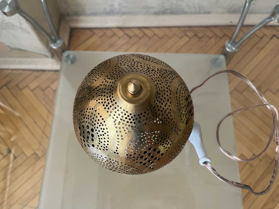 Восточный фонарь ручной работы -  латунь.