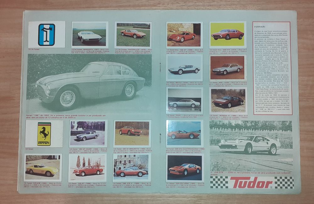Quattroruote Flash - cromos do mundo automóvel - Caderneta