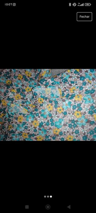 Vestido as flores