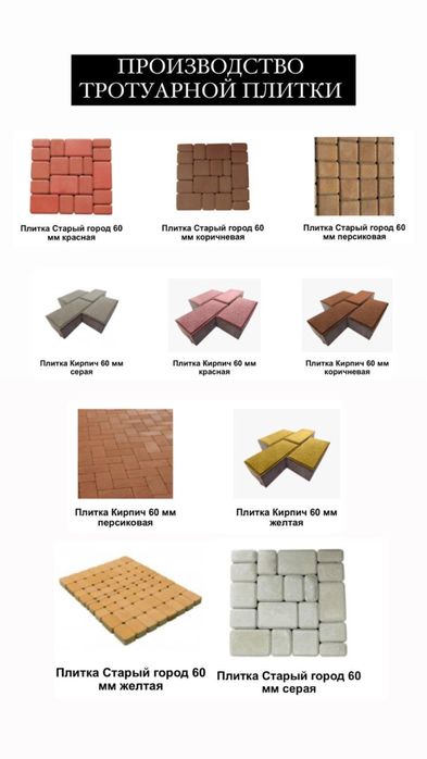 Тротуарная плитка (кирпич, старый город) Харьков - єВідновлення