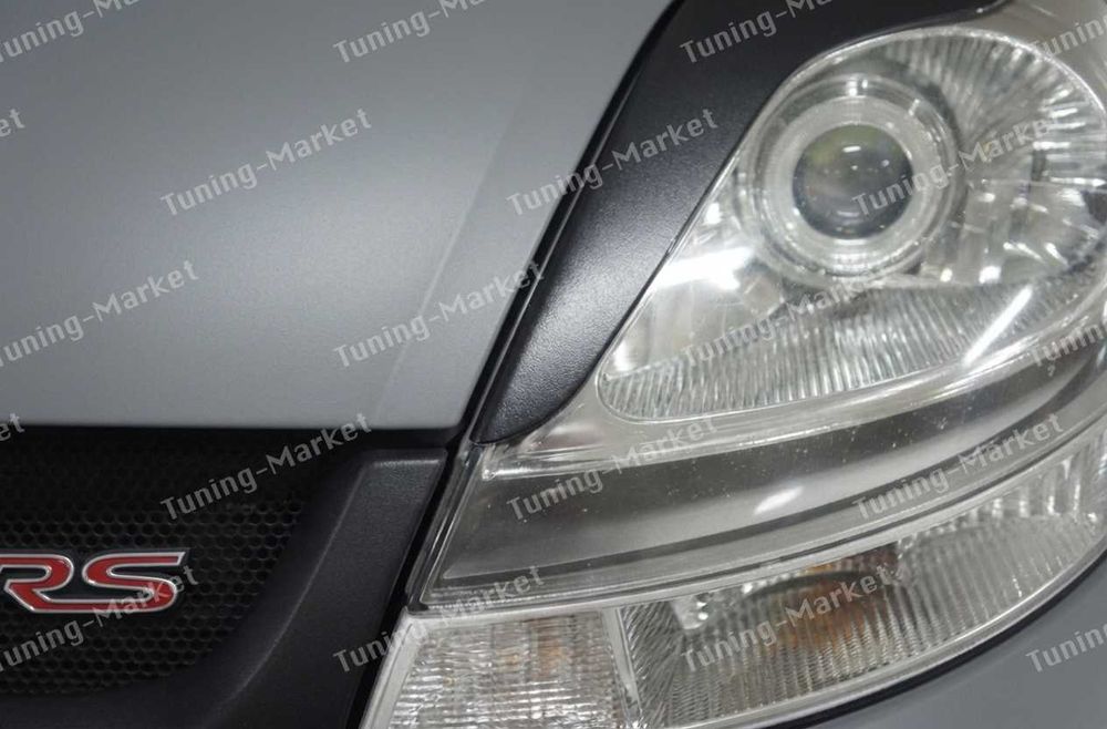 Реснички на фары Renault Megane 3, Trafic, Тюнинг накладки для Рено Меган 3, Трафик