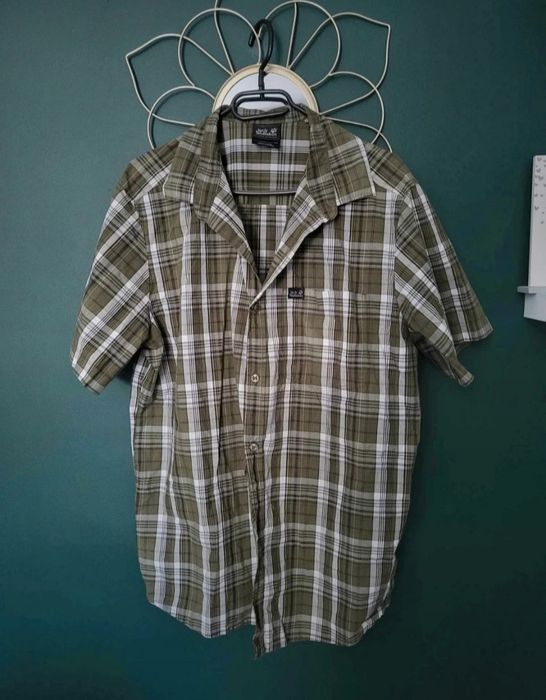 Koszula w kratę jack wolfskin