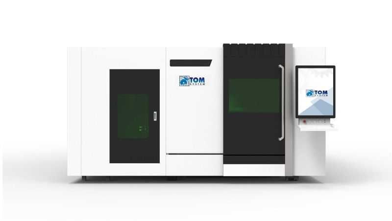 Wycinarka Laserowa 6kW z obrotnicą, 350x6000, 2 stoły wymienne