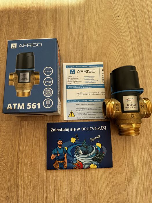 Termostatyczny zawór mieszający Afriso ATM 561.