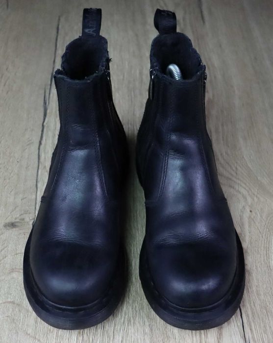 Dr. Martens Alyson skórzane damskie botki sztyblety 39 ( 26 cm)