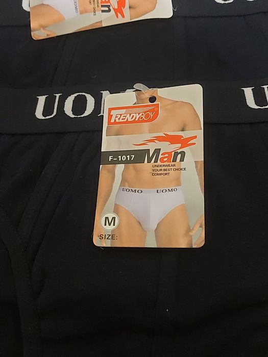 Cuecas masculina UOMO tamanho M novos.