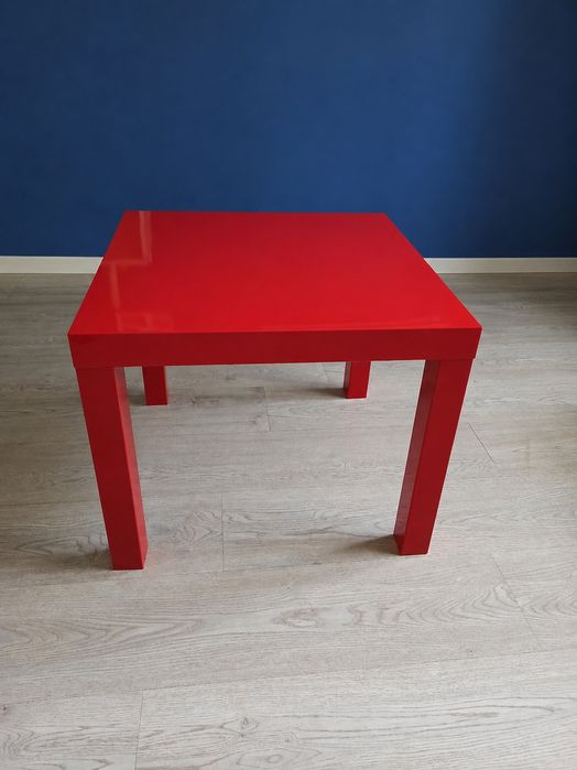Stolik czerwony Ikea. Okazja
