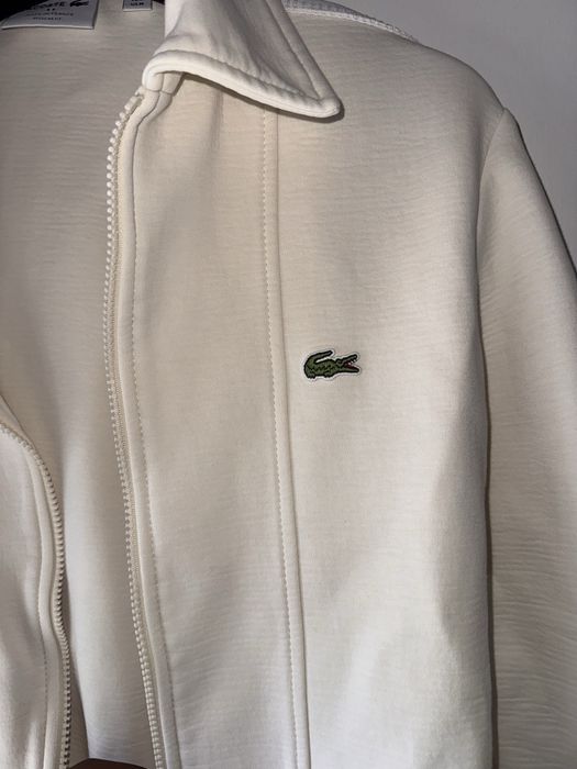Fato treino Lacoste branco completo S M estilo premium