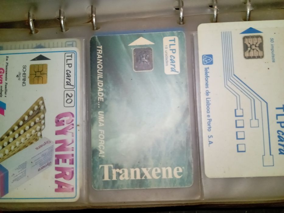 100 cartões da telecom antigo