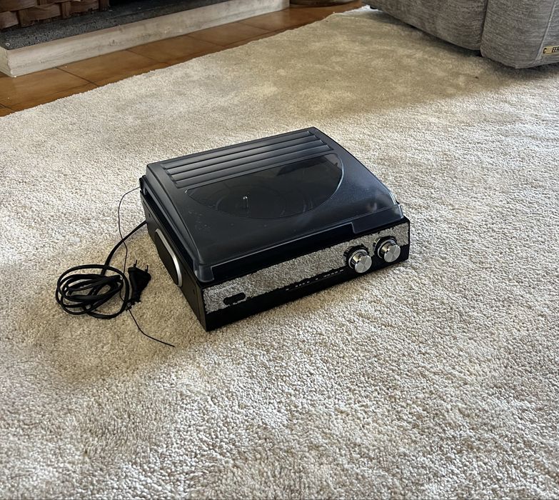 leitor de vinil/gira discos roadstar