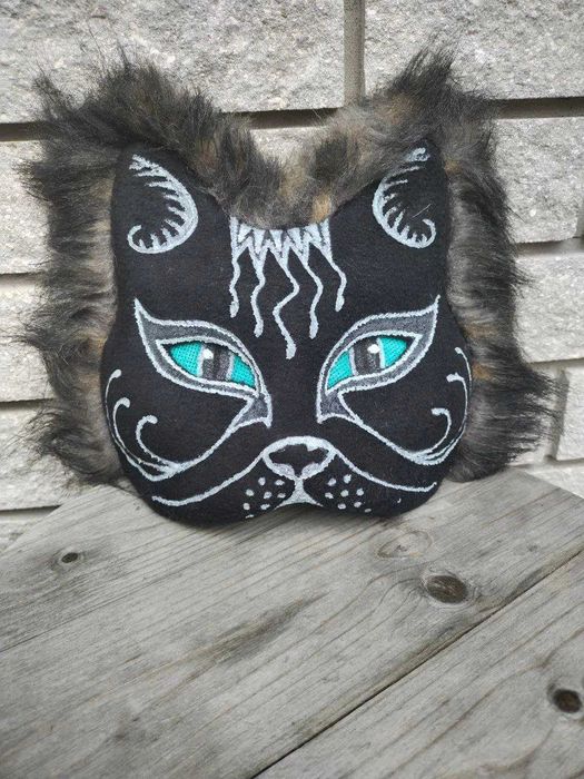 Маска для квадробики. Маска кота. Світиться в темряві.