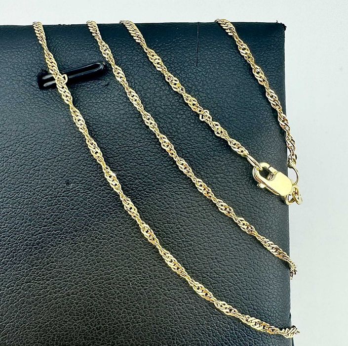 Złoty łańcuszek SINGAPUR 2,65g PR.585 14K dł. 45cm