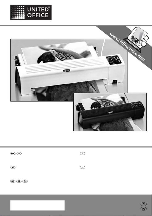 Laminator United Office, model ULG