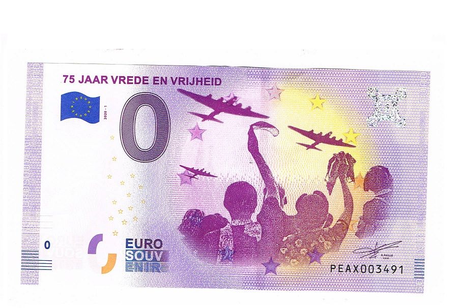 0 euro 75 Jaar Vrede En Vrijheid 2020-1