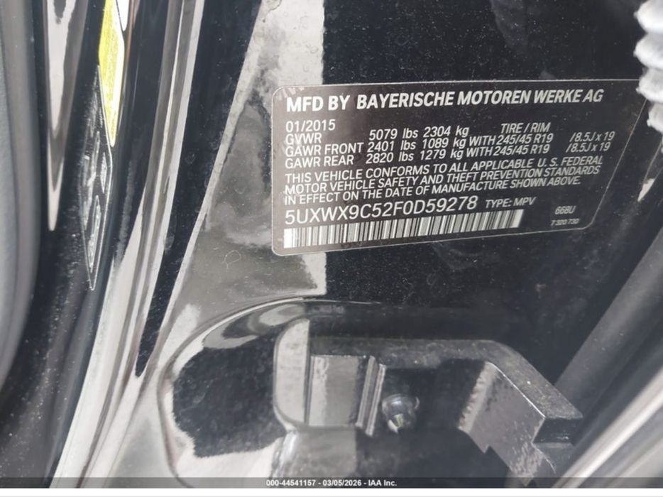 Bmw X3 F25 Xdrive 28i 2015р 90тис км