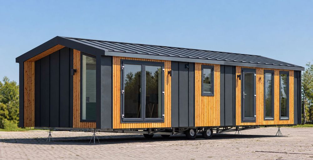 Haven Home – całoroczny dom mobilny premium | 50 m² | skandynawski design